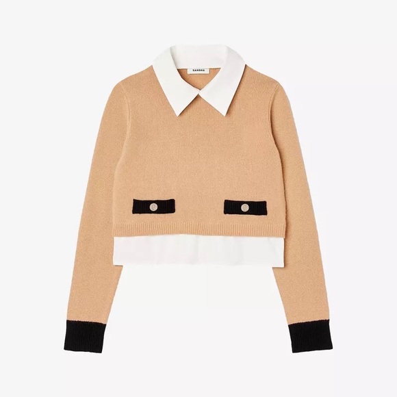 Dale cropped wool and cashmere-blend jumper - Picture 2 of 4